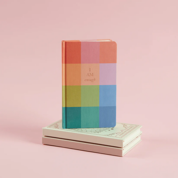 Rainbow Check Bookcloth Journal