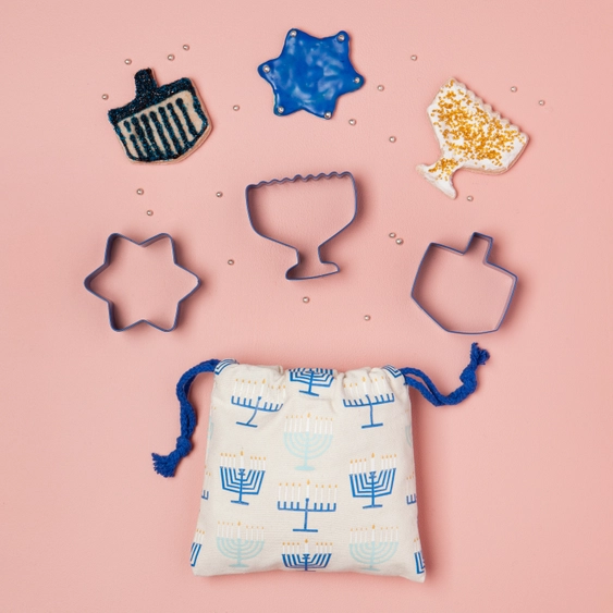 Bright Hanukkah Cookie Cutters