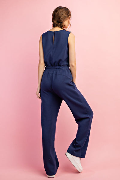 Scuba Luxury Jumpsuit Navy