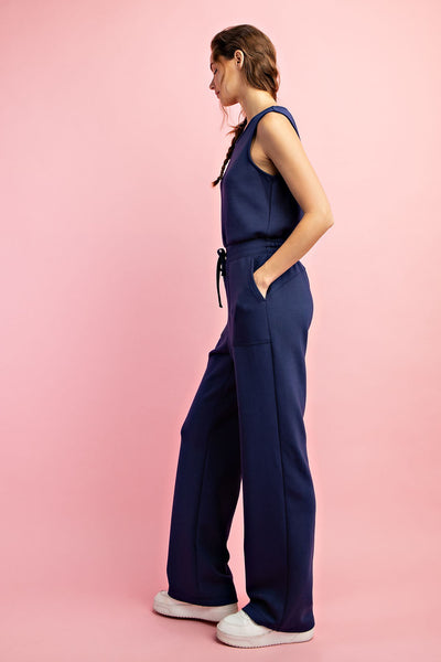 Scuba Luxury Jumpsuit Navy