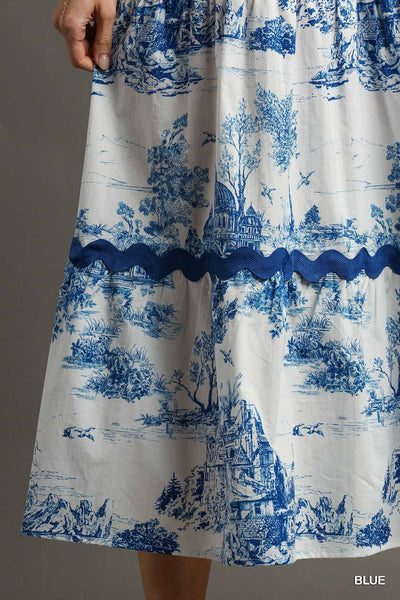 Victoria Toile Dress