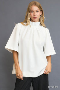 Brielle Bell Sleeve Top White