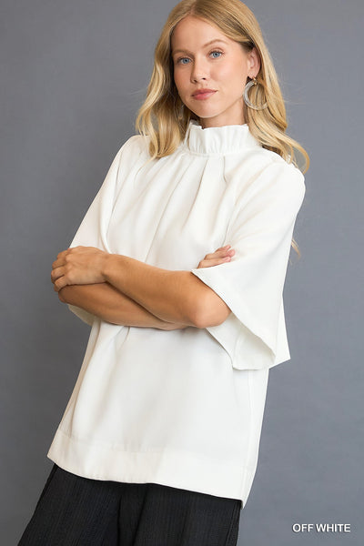 Brielle Bell Sleeve Top White