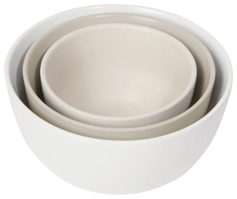 Matte White Prep Bowl Set