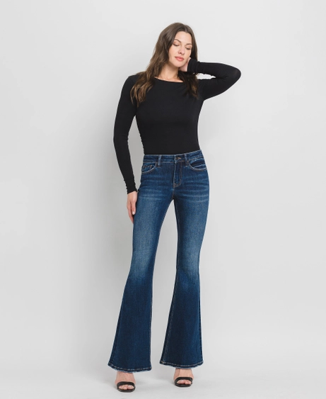 Lovervet Mid Rise Super Flare Jeans