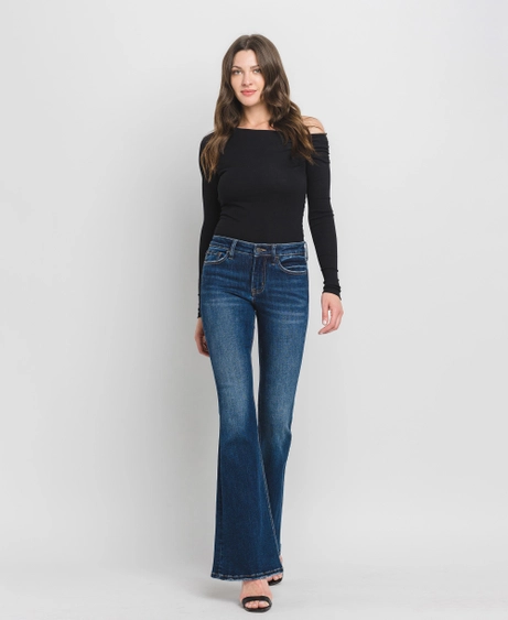 Lovervet Mid Rise Super Flare Jeans