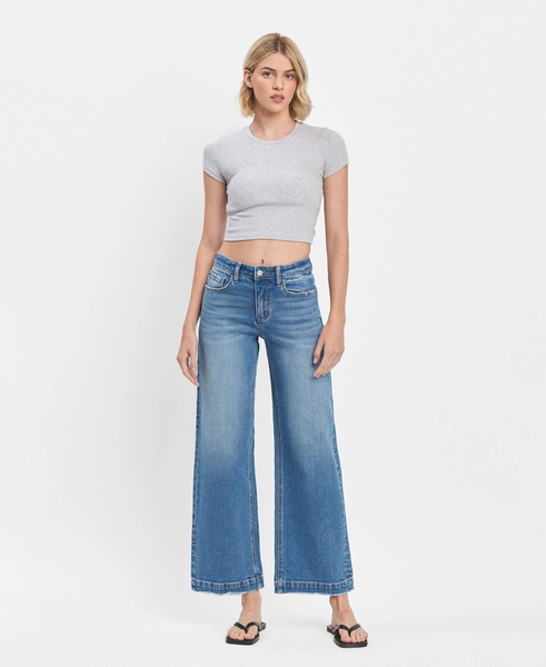 Lovervet High Rise Trouser Wide Jeans