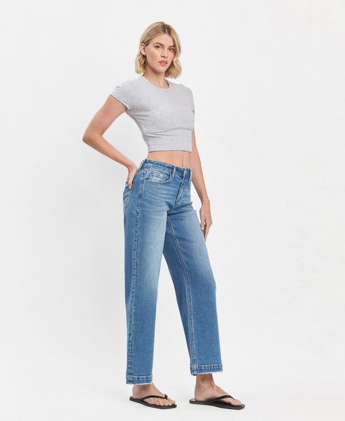 Lovervet High Rise Trouser Wide Jeans