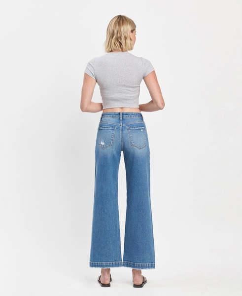 Lovervet High Rise Trouser Wide Jeans