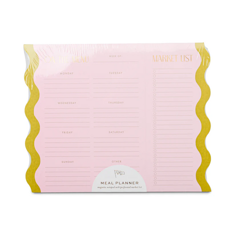 Meal Planner Notepad Pink