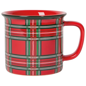 Tartan Plaid Christmas Mug