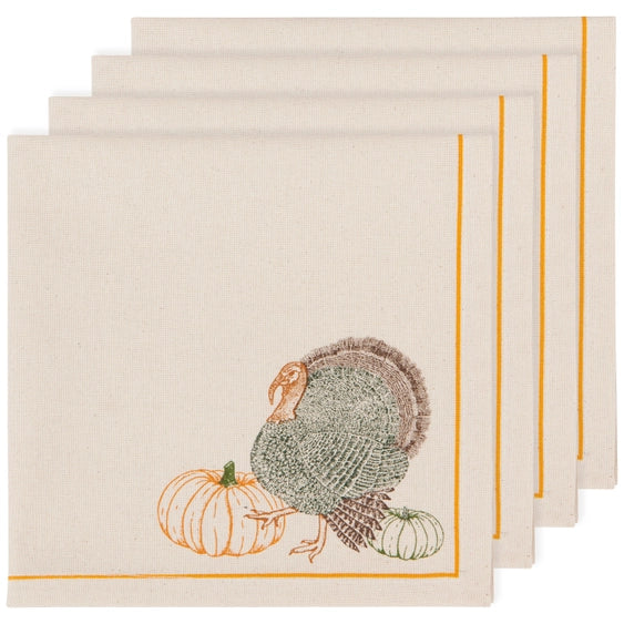 Cornucopia Thanksgiving Napkins Set