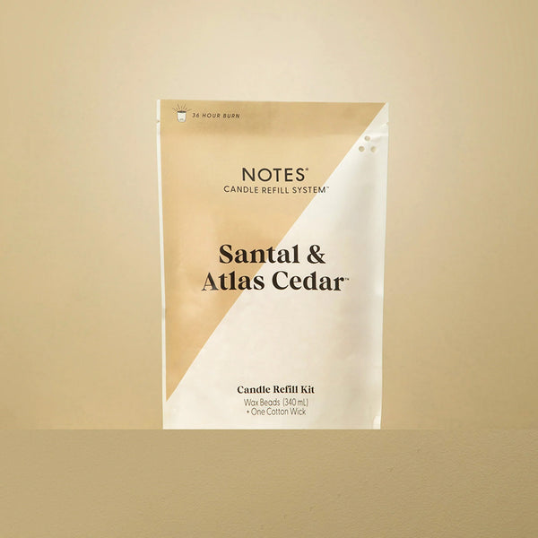 Notes Sustainable Candle Kit - Santal & Atlas