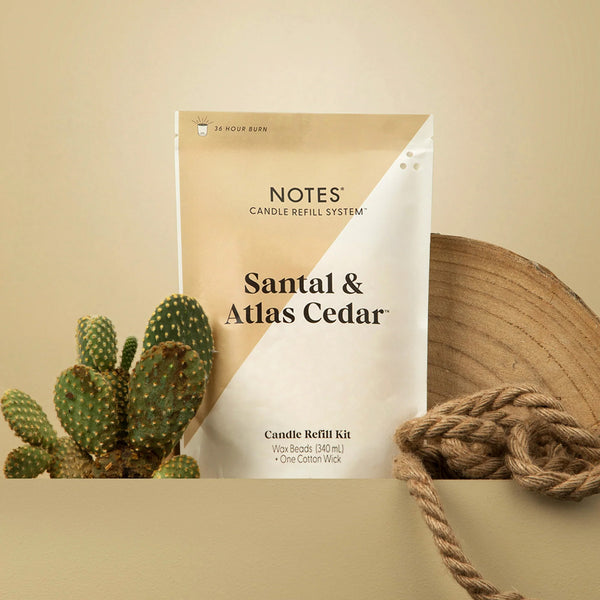 Notes Sustainable Candle Kit - Santal & Atlas