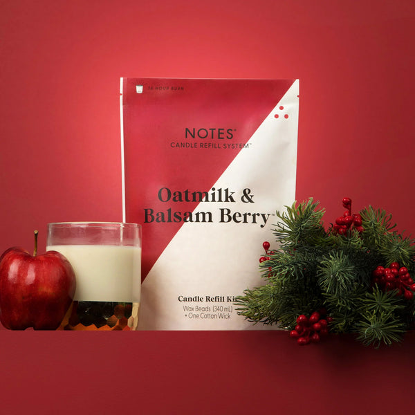 Notes Sustainable Candle Kit - Oatmilk & Balsam Berry