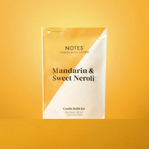 Notes Sustainable Candle Kit - Mandarin & Sweet Neroli