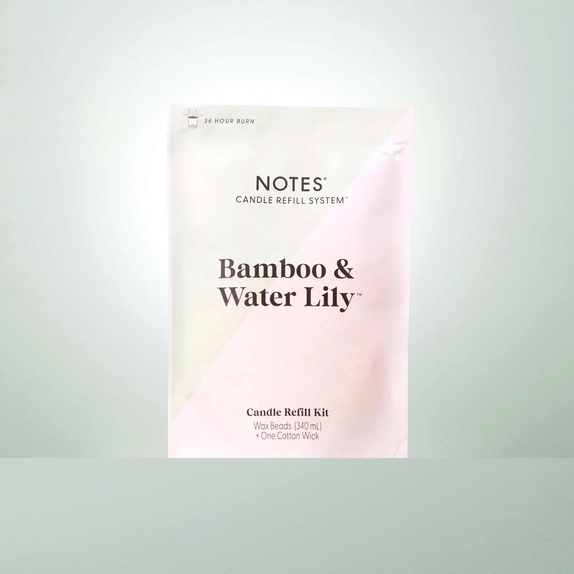 Notes Sustainable Candle Kit - Bamboo & Water Lily