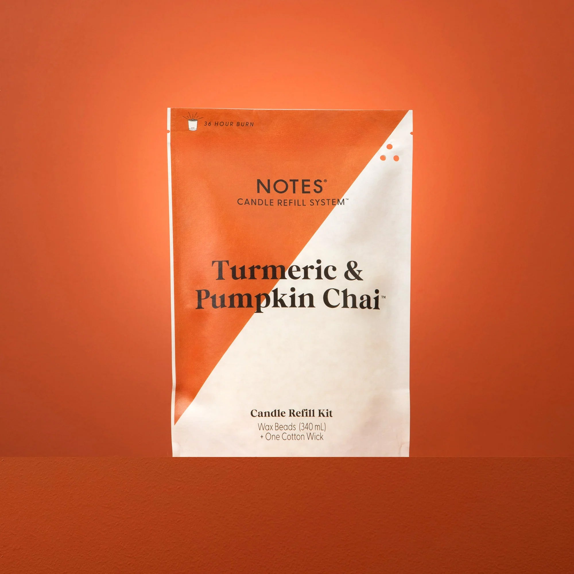 Notes Sustainable Candle Kit - Turmeric & Pumpkin Chai