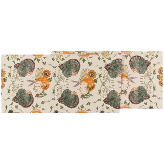 Cornucopia Thanksgiving Table Runner