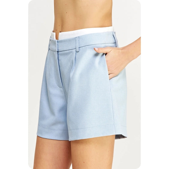 Juliet Tailored Shorts Blue