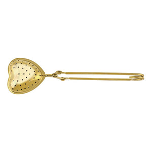 Gold Heart Strainer