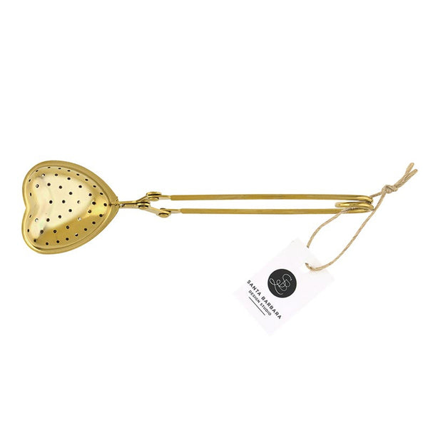 Gold Heart Strainer