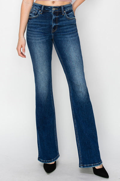 Risen High Rise Relaxed Bootcut Jeans