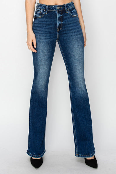 Risen High Rise Relaxed Bootcut Jeans