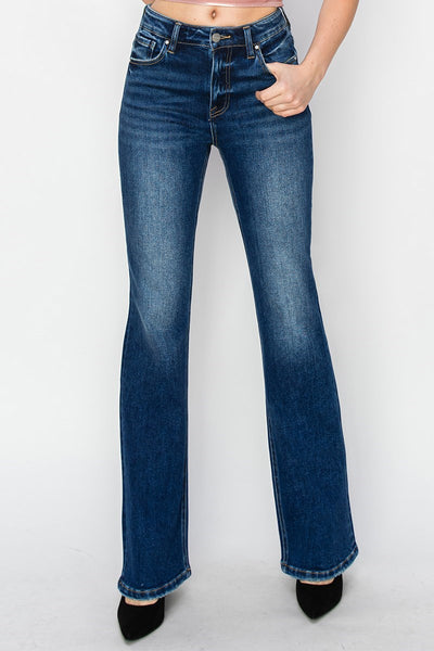 Risen High Rise Relaxed Bootcut Jeans