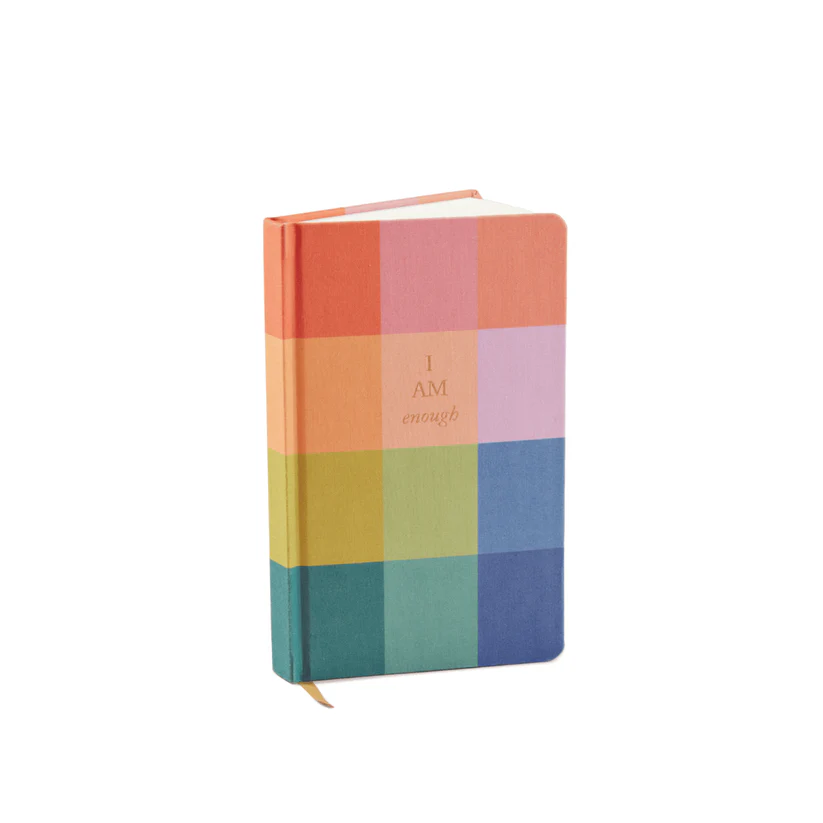 Rainbow Check Bookcloth Journal