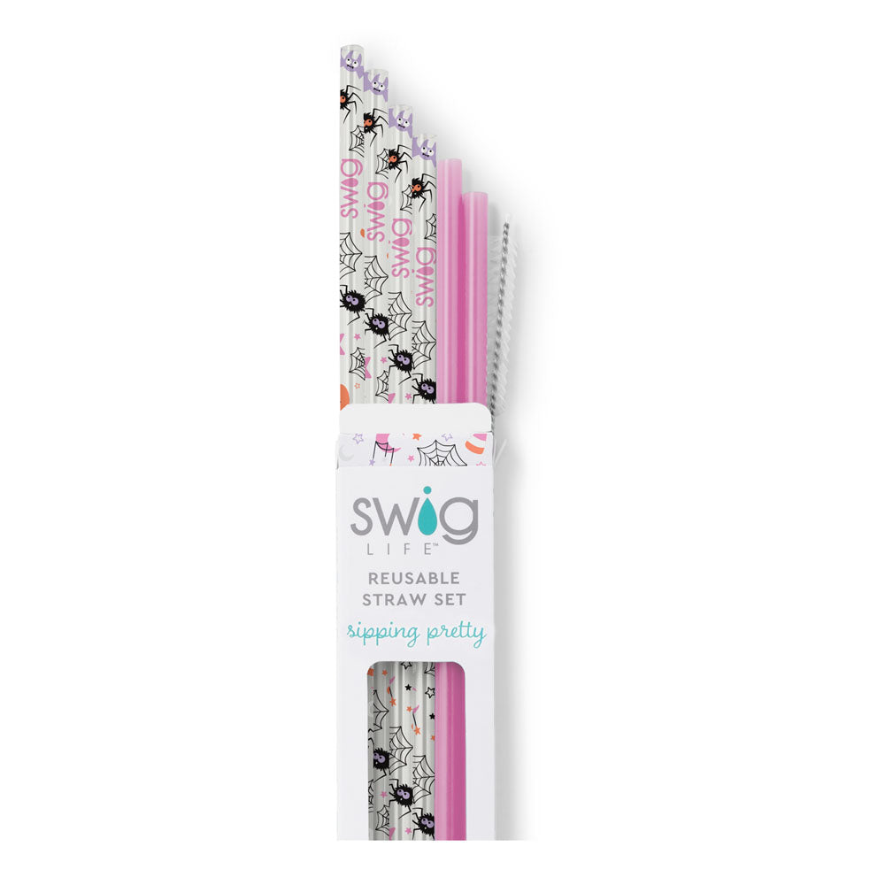 Swig Sweet and Spooky Reusable Straw Set