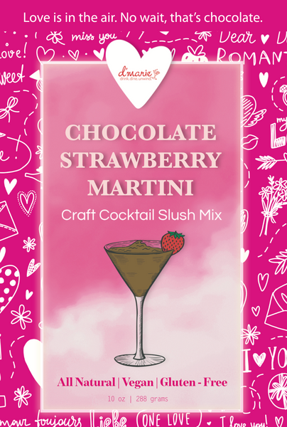 Chocolate Strawberry Martini Cocktail Slush Mix