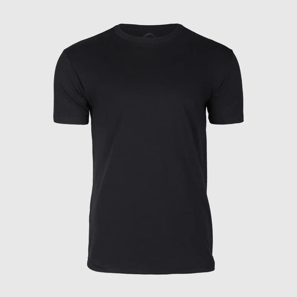 Short Sleeve Crew Neck Tee Black