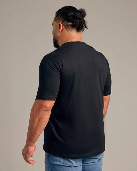 Short Sleeve Crew Neck Tee Black