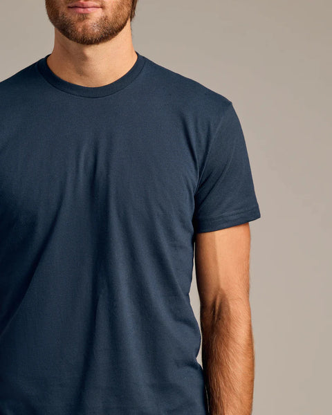 Short Sleeve Crew Neck Tee Navy