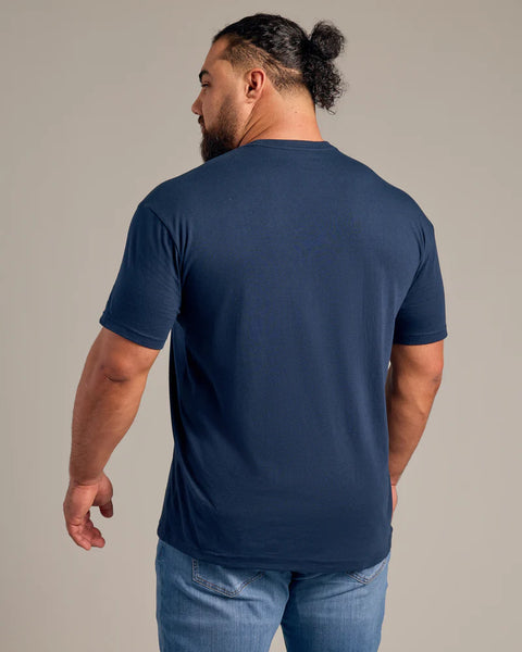 Short Sleeve Crew Neck Tee Navy