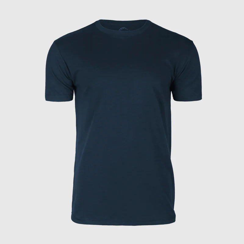 Short Sleeve Crew Neck Tee Navy