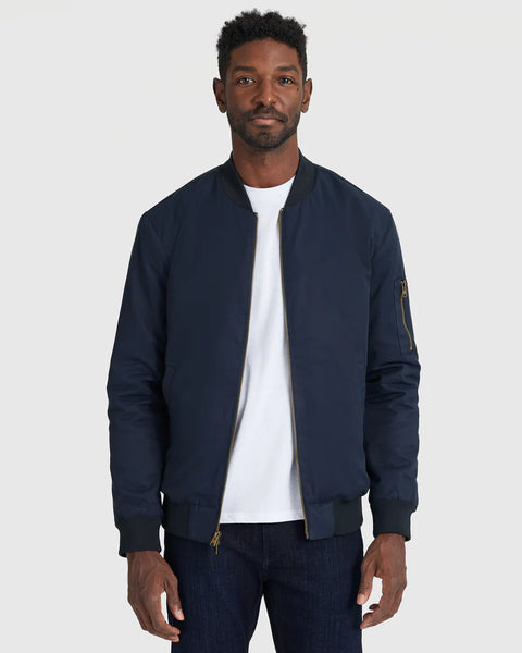 Navy Bomber Jacket