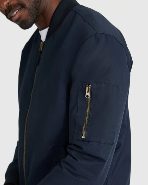 Navy Bomber Jacket