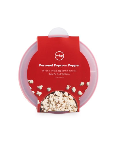 Silicone Reusable Popcorn Popper Personal Size