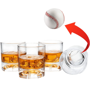 Baseball Whiskey Glasses