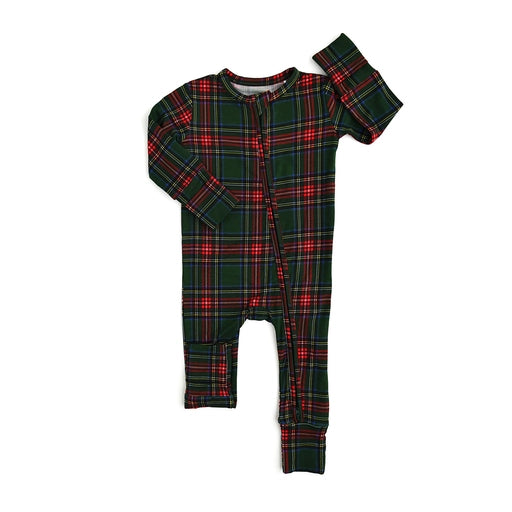 Kane Tartan Zip Bamboo Pajamas