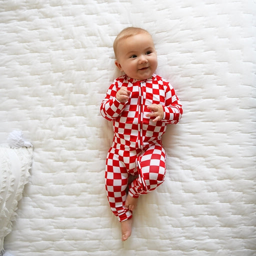 Beck Red Check Bamboo Pajamas