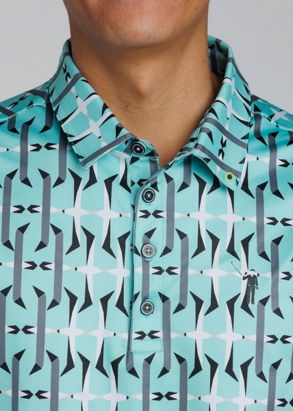 Crash Landing Polo Seafoam